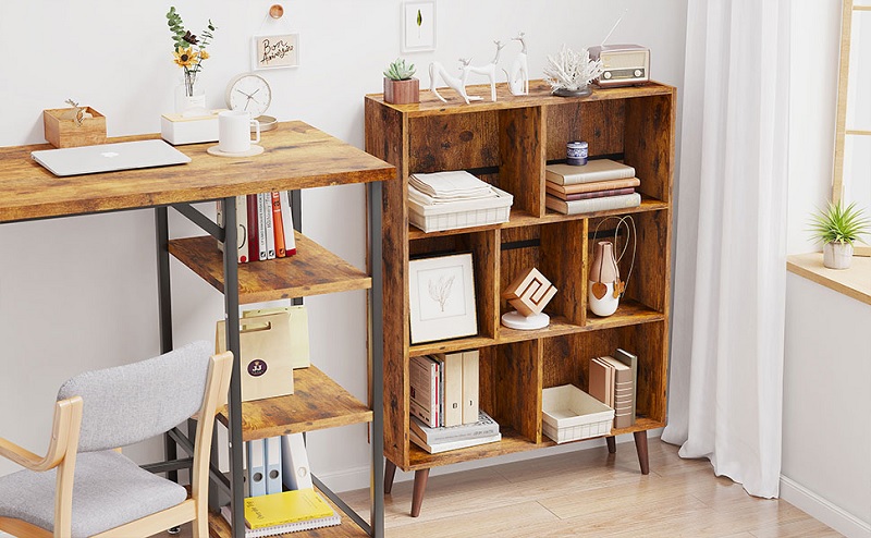 YMYNY Open Cube Bookshelf, Storage Organizer for Small Space